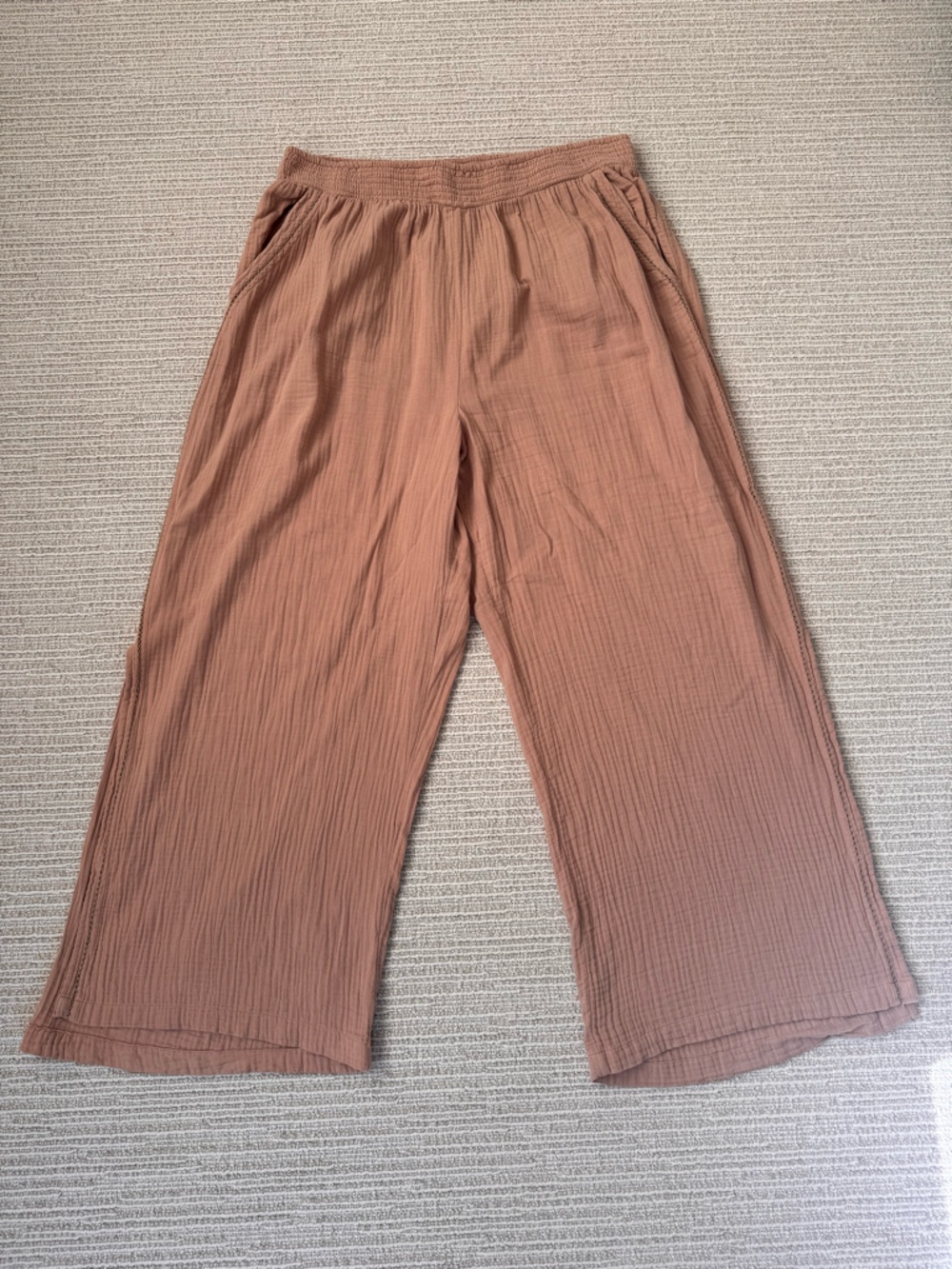 aerie Wide-Leg  Pants - Taupe
